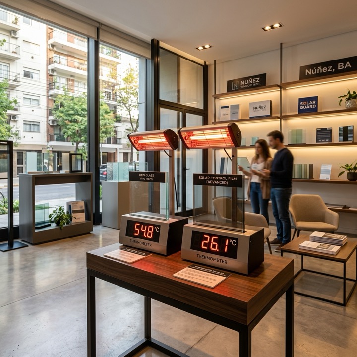 Showroom Técnico de Bali Films en Núñez CABA